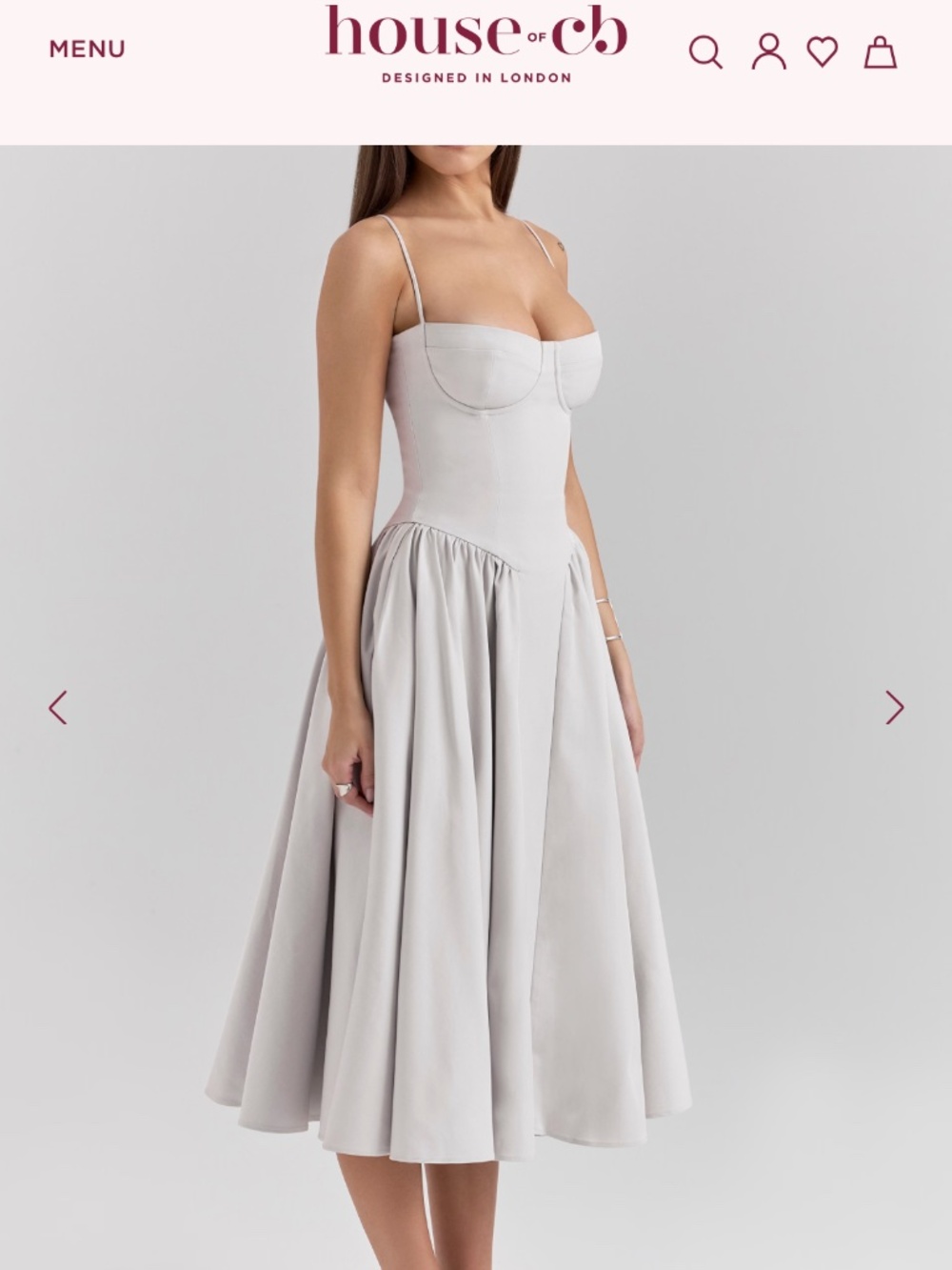 House of CB Samaria midi dress